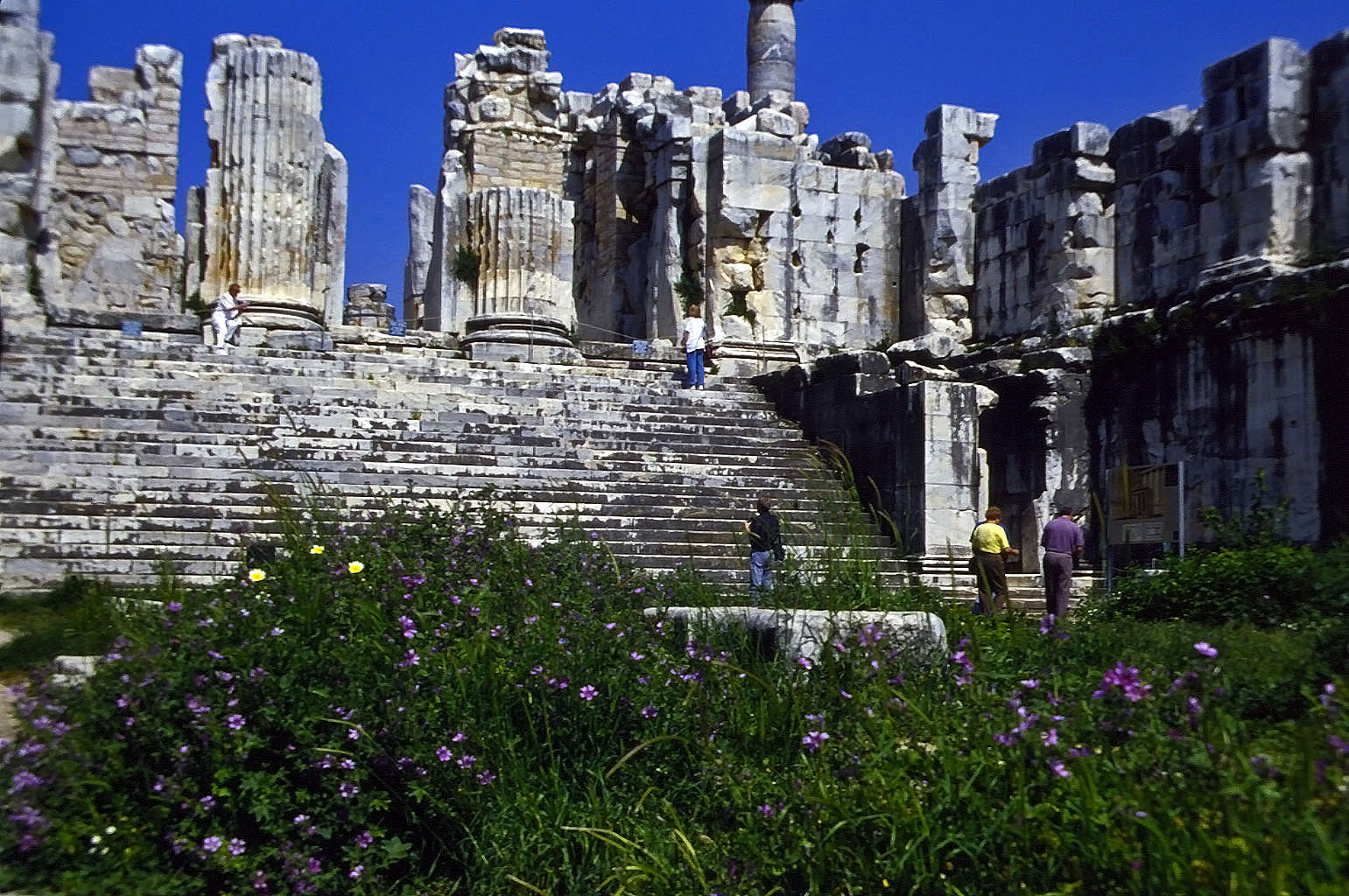 24.04.1993 | Apollon-Tempel   | im Innenhof des Apollon-Tempels