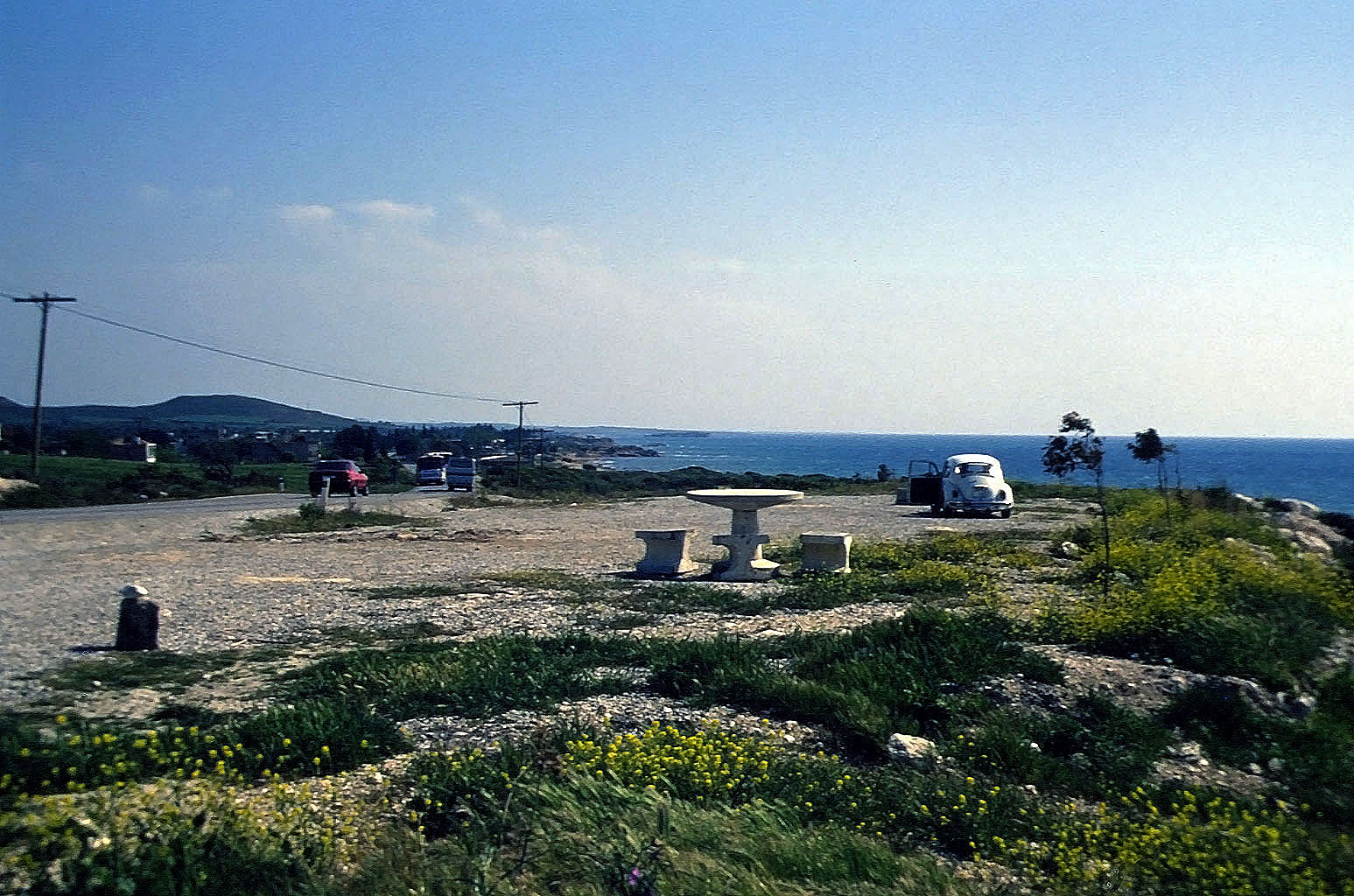 24.04.1993 | bei Didyma | Parkplatz an der Küste