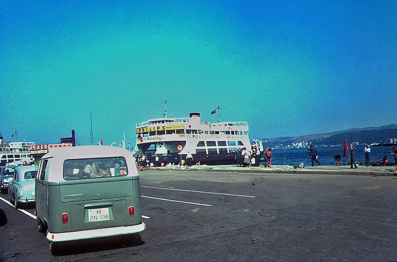 31.08.1968 | Bosporus | Ablegestelle der Fähre über den Bosporus