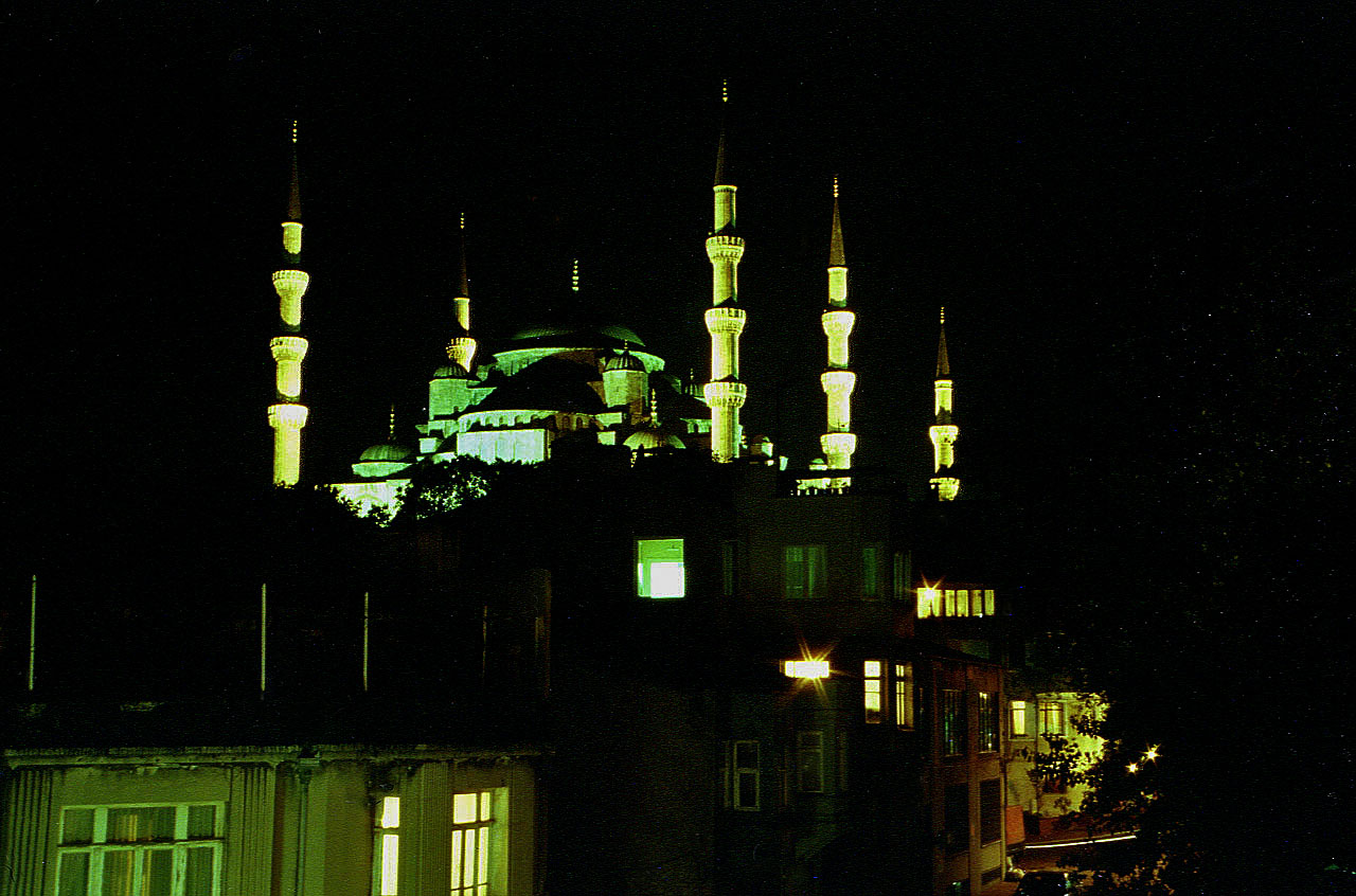 22.06.1993 | Hotel Sümengen | Sultan Ahmet Camii bei Nacht