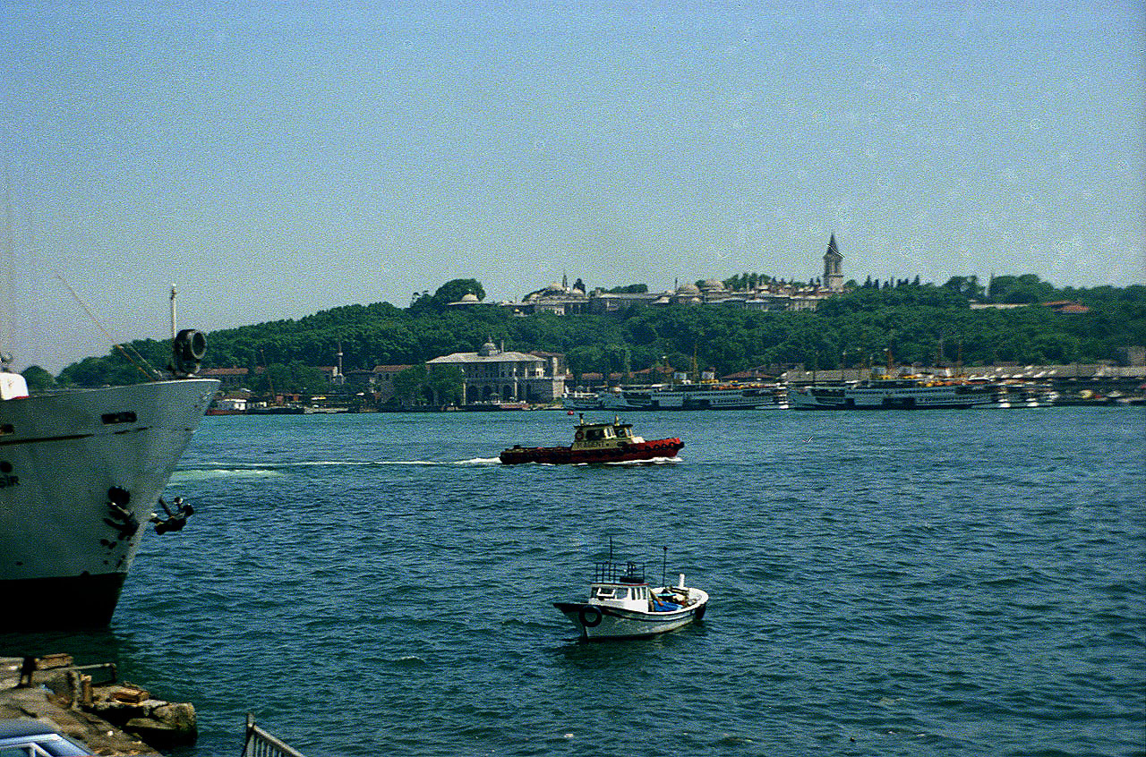 24.06.1993 | Galatabrücke | Sirkeci Bahnhof und Topkapi Saray