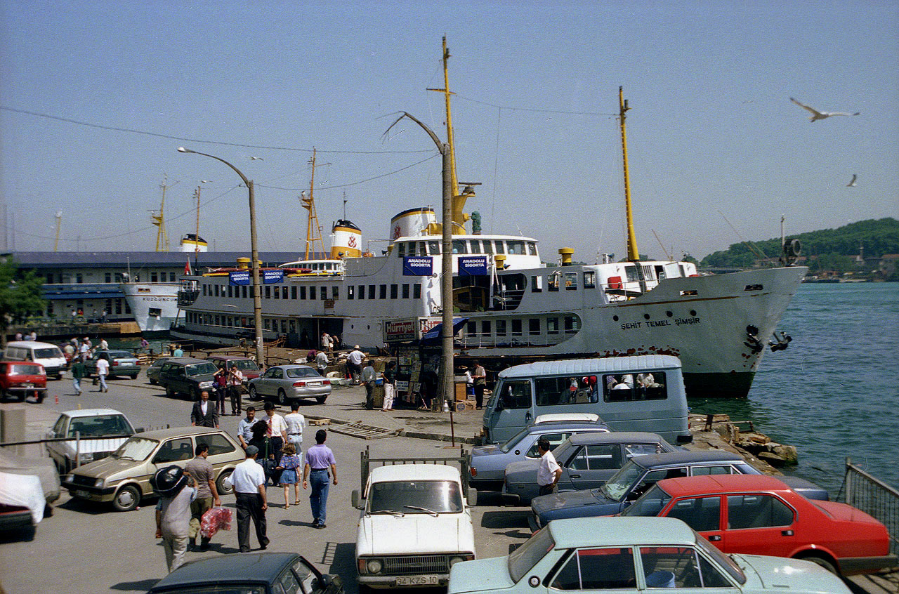 24.06.1993 | Galatabrücke | Hafenmole bei Galata-Brücke