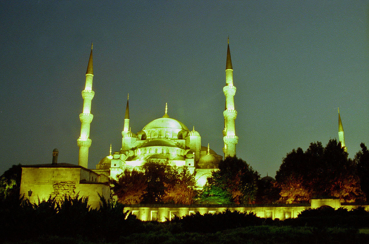 24.06.1993 | Blaue Moschee | Blaue Moschee nachts