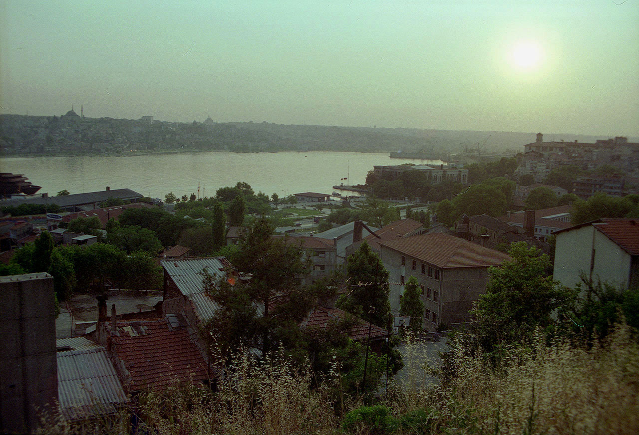 29.06.1993 | Galata | Blick übers Goldene Horn und Stadtgebiet