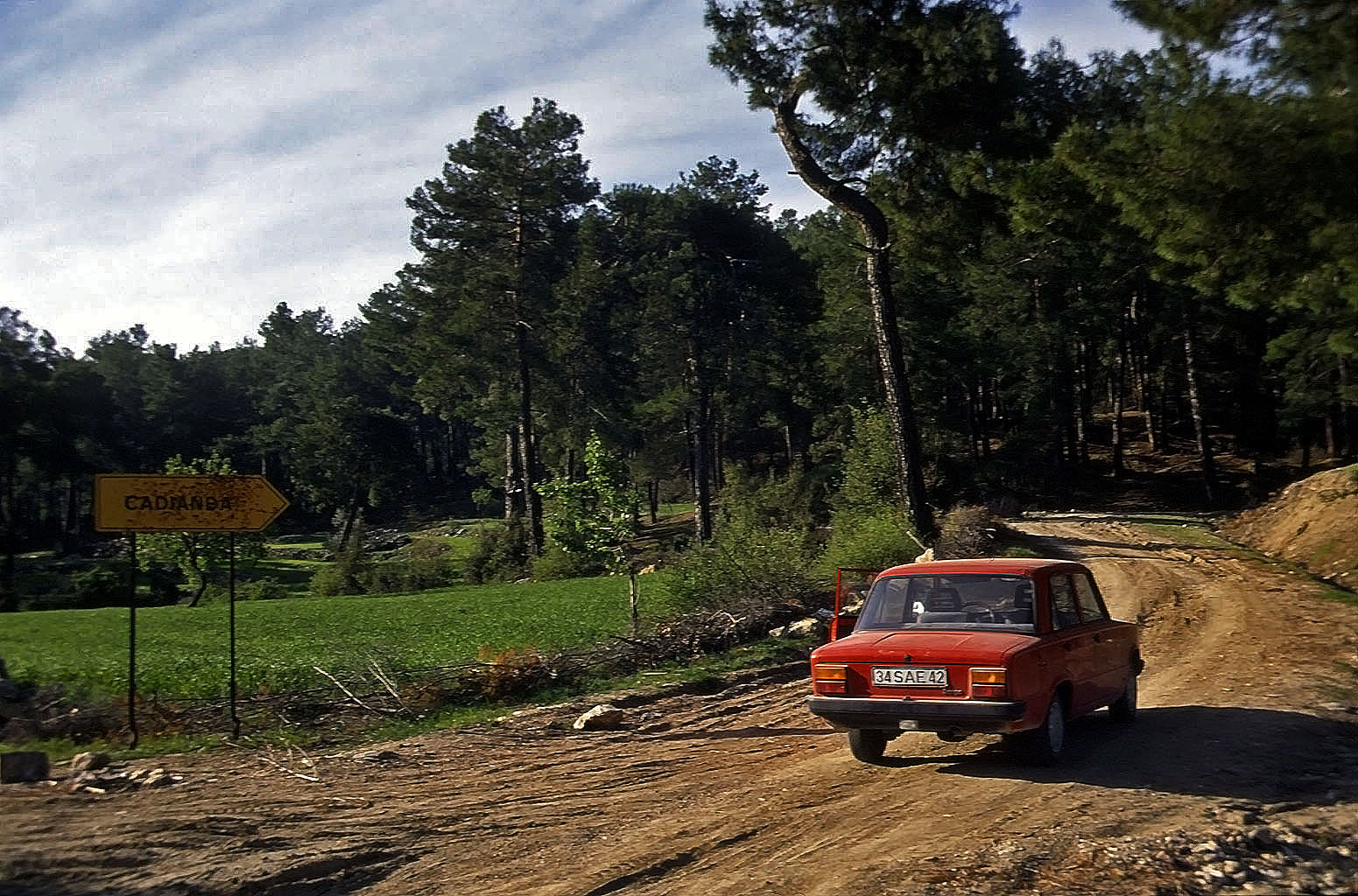 23.04.1993 | vor Kadyanda | Abzweigung zur Ausgrabungsstätte