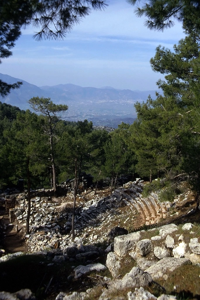 23.04.1993 | Theater | Sitzreihen mit Blick auf Fethiye
