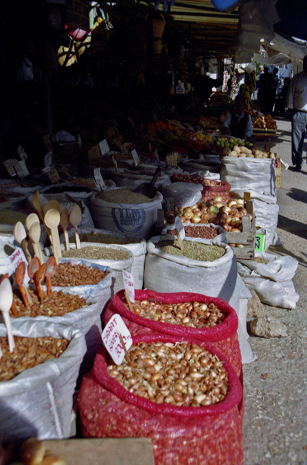 30.09.1992 | Kemer | typische Marktstände