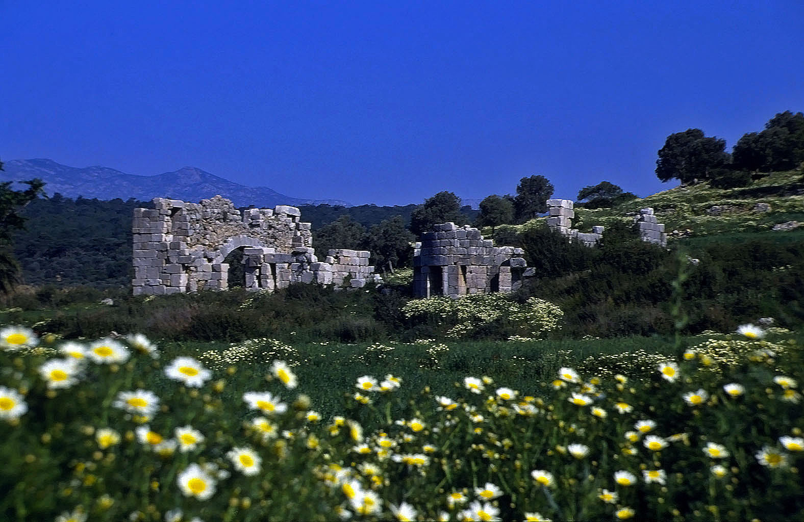 22.04.1993 | röm. Strasse | Thermen-/Kirchenruinen